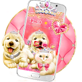 Cute Pinky Pets Theme icon