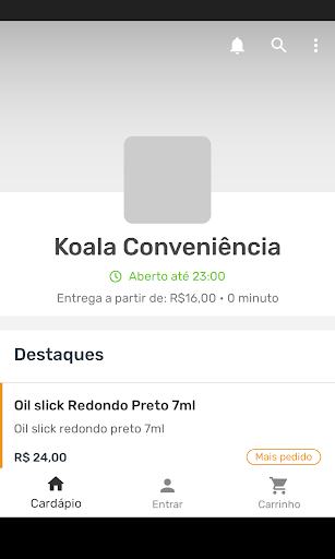 Koala Conveniência Screen 2