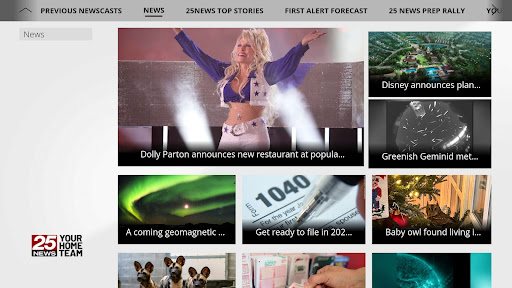 Screenshot of WEEK 25 News