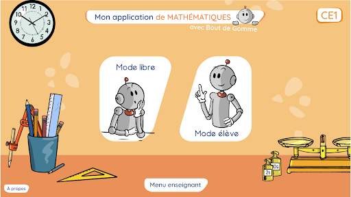Android application Mon appli de math CE1 avec BDG screenshort