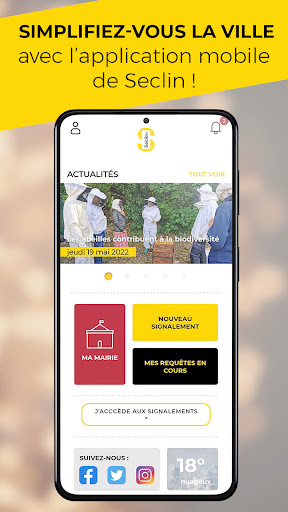 Android application Ville de Seclin screenshort
