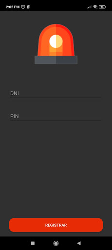 Android application Immers Boton Anti panico screenshort