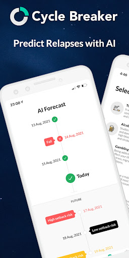 Android application Cycle Breaker AI Habit Tracker screenshort