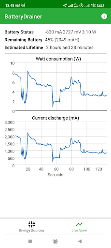 Battery Drainer Screen 2