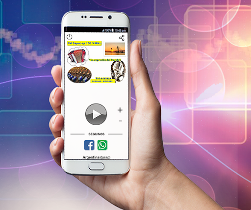 Android application FM Sapucay Posadas screenshort
