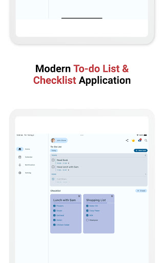 Screenshot of To-do List, Modern Checklist +