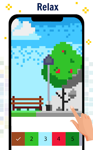 Pixel Art Color by number - Coloring Book Games screenshots 3