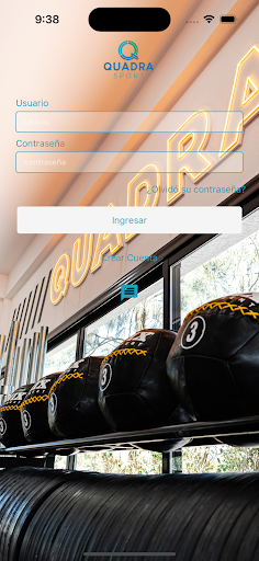 Android application QUADRA SPORT screenshort
