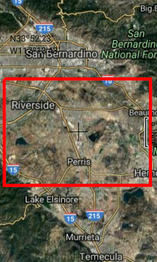 Lake Perris CA Offline Charts
