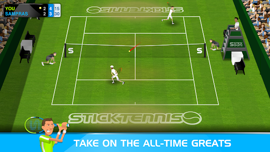 Stick Tennis Varies with device screenshots 2