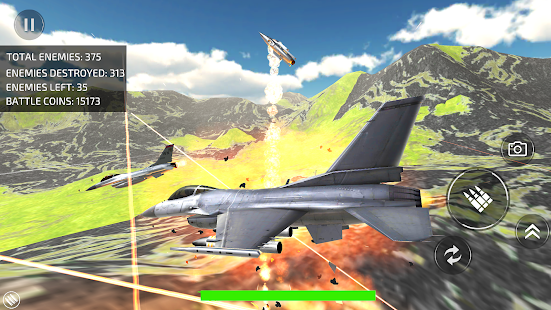 Jet Fighter: Plane Game 1.2 APK screenshots 2