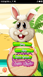 Happy Rabbit Bubble Fall Shooter