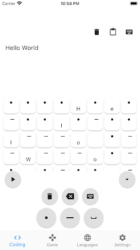 Android application MoCo - Morse Code Translator screenshort