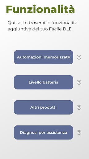 Android application Facile BLE client screenshort