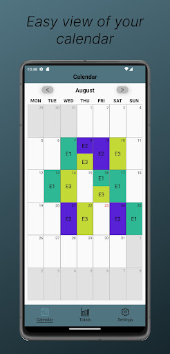 Shifts Table Screenshot 1 - AppWisp.com