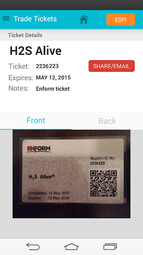 Trade Tickets for Oil  Gas