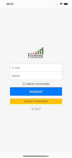 Android application Progresso Contabilidade screenshort
