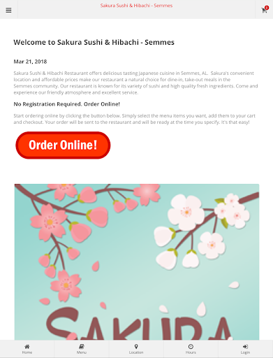 Sakura Sushi  Hibachi Semmes Online Ordering