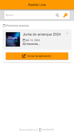 Android application Aserta Live screenshort
