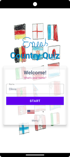 Android application Eneas Country Quiz screenshort