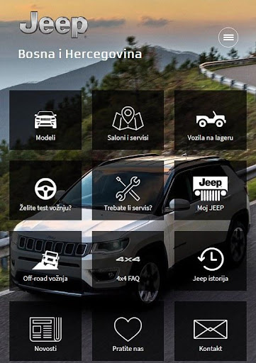 Android application BiH JEEP - Bosna i Hercegovina screenshort