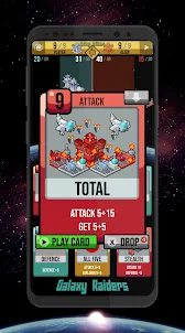 Galaxy Raiders Battle Cards