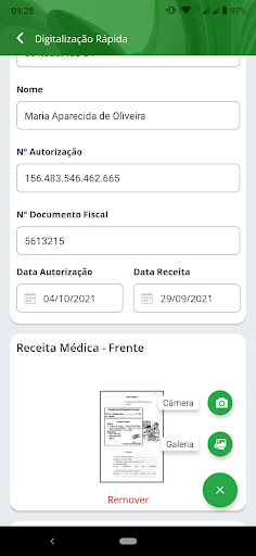GuardaAReceita Screen 2
