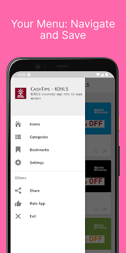 CashTips - Kohls Coupons Screen 2