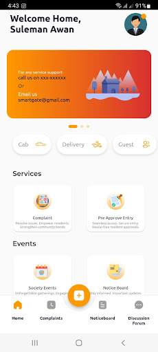 SmartGate:Community Management Screen 2