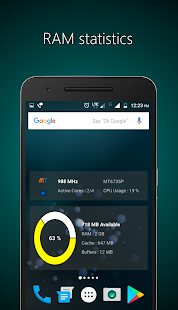 Widgets - CPU | RAM | Battery Tangkapan layar