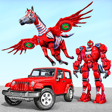 Flying Horse Robot Car Gamesのおすすめ画像1