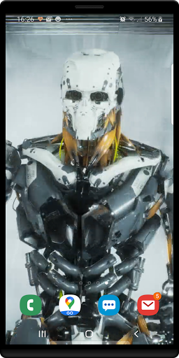 Android application Robot Live Wallpaper screenshort