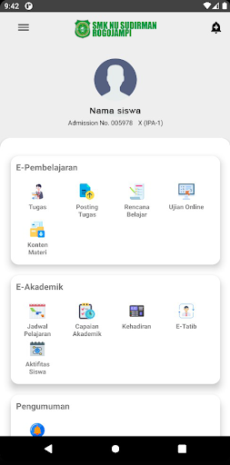 SMK NU SUDIRMAN ROGOJAMPI Screen 2