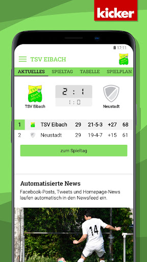 Android application TSV Eibach screenshort