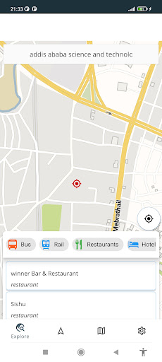 Android application Addis Ababa Offline Map screenshort