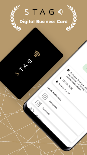 Android application STAG - Digital Business Card screenshort