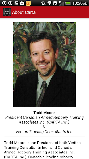 Robbery Mitigation Training Screen 3