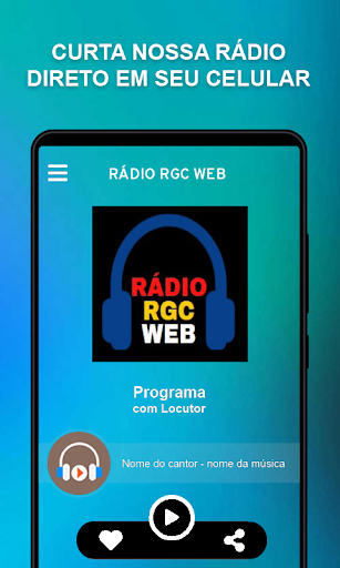 Rádio RGC Web. Screen 2