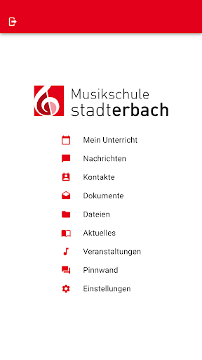 Android application Musikschule Stadt Erbach screenshort