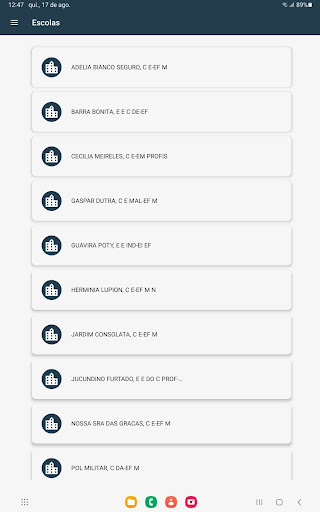 Android application Corrige Vs. Tablet Educacional screenshort