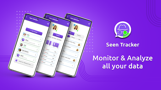 Android application Seen Tracker: LastSeen Monitor screenshort