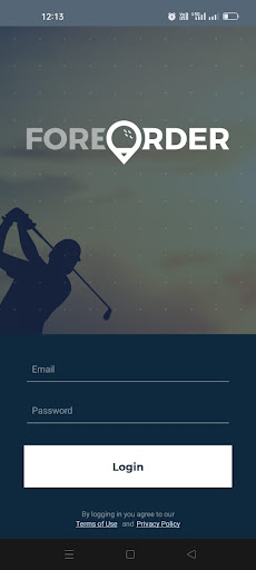 Android application ForeOrder Employee screenshort