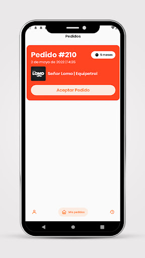 Android application Repartidor Online screenshort