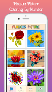 Flowers Picture Coloring