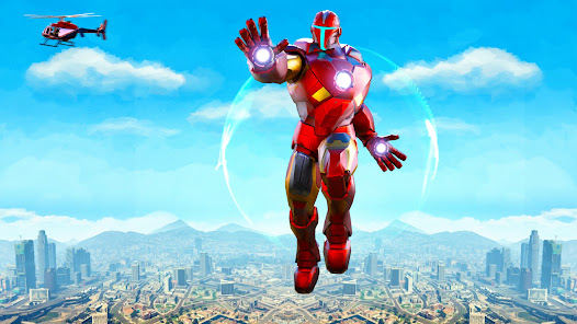 Iron Hero: Superhero Fight 3D 0.2 APK + Mod (Unlimited money) إلى عن على ذكري المظهر