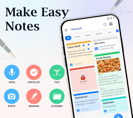 Android application Notepad – Notes and To Do List screenshort