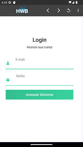 Android application HWB screenshort