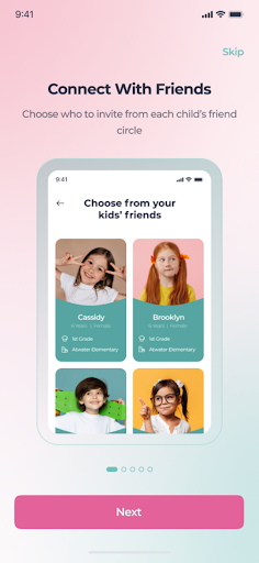 Android application KidZoo - Playdates Made Easy screenshort