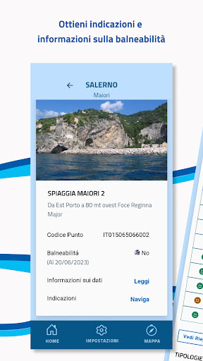 ARPAC Balneazione Screen 3