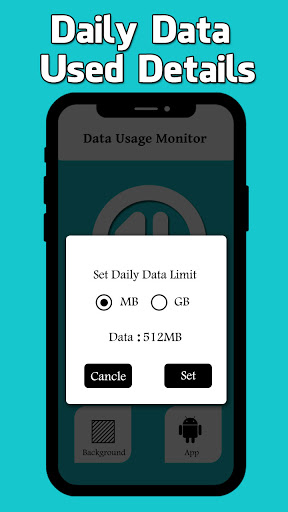 Daily Data Used Details App